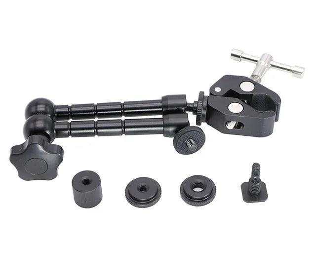 11 Inch Adjustable Friction Articulating Magic Arm + Super Clamp for SLR LCD Monitor LED Flash Light Camera Accessories - ItemBear.com