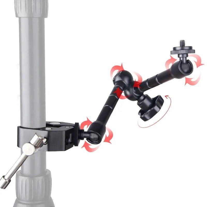 11 Inch Adjustable Friction Articulating Magic Arm + Super Clamp for SLR LCD Monitor LED Flash Light Camera Accessories - ItemBear.com