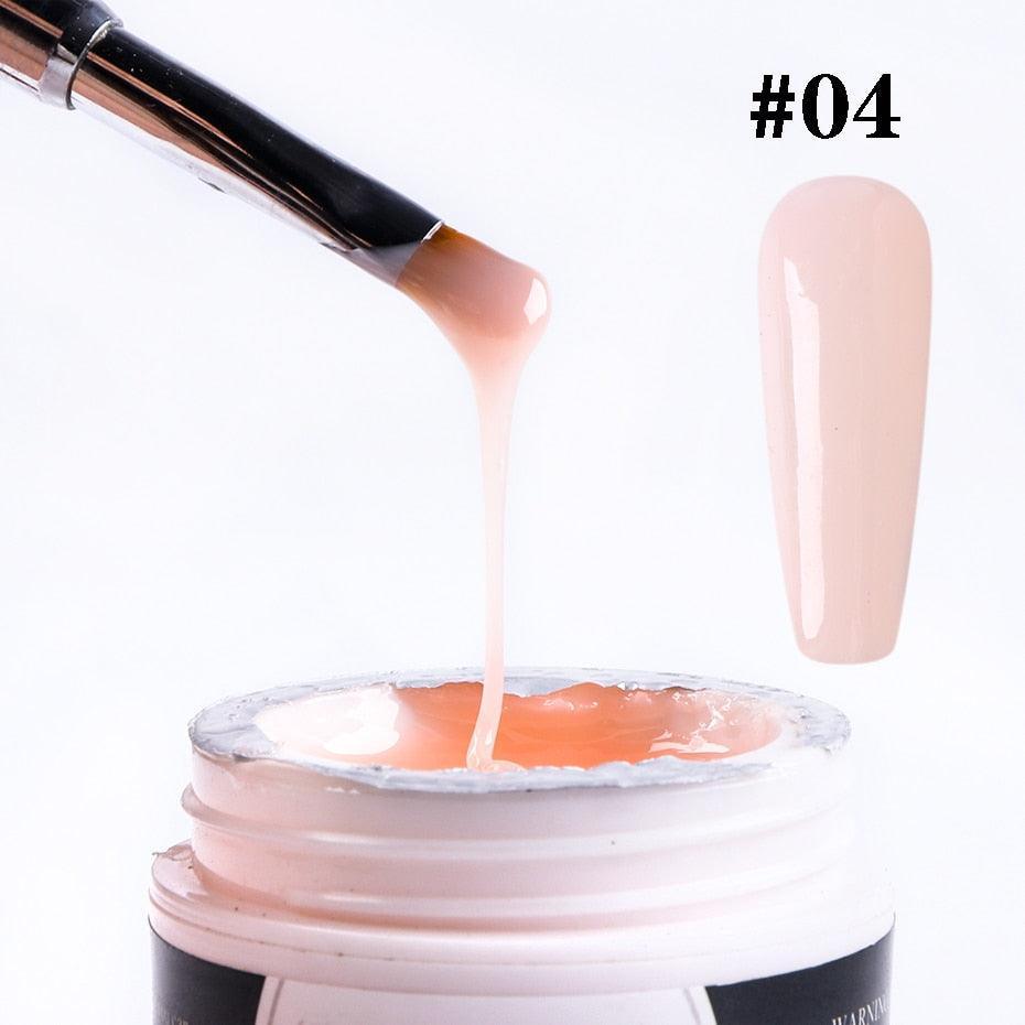 15ml Nail Extension Gel Acrylic White Clear Quick Building Gel For Nails Finger Prolong Form Tips Manicure Nail Tools JI1623-1 - ItemBear.com