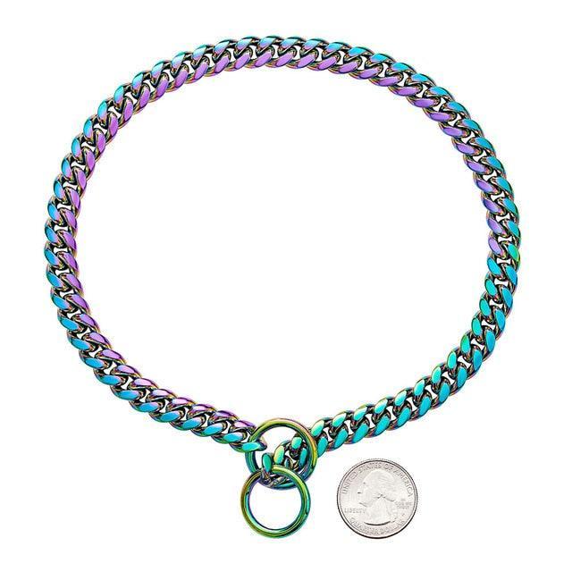 18K Gold Cuban Link Chain Collar for Dogs - ItemBear.com