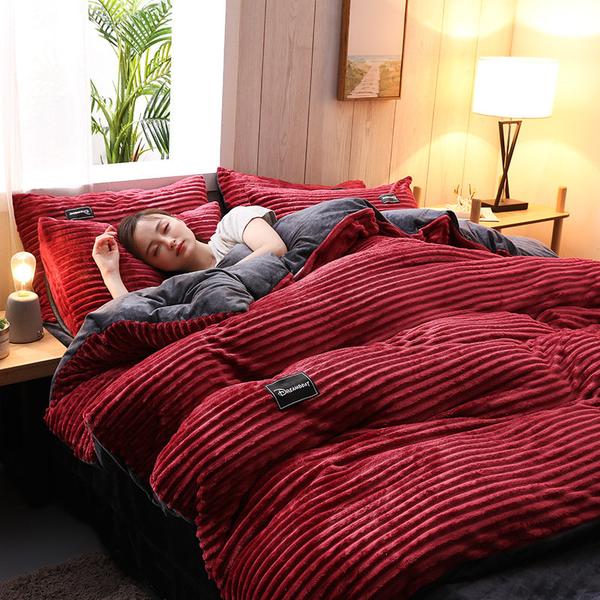 Corduroy Velvet Bedding Set - ItemBear.com