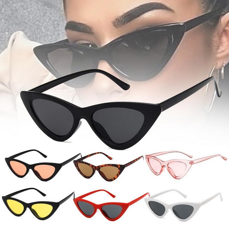 1pc Riding Glasses Fishing Glasses Retro Vintage Sunglasses Vintage Cateye Goggles Sexy Small Cat Eye Sun Glasses for Women - ItemBear.com