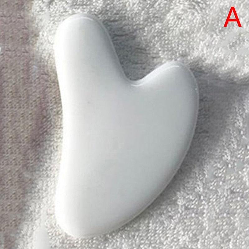 1Pcs Beeswax Guasha Scraping Massage Scraper Face Massager Acupuncture Gua Sha Board Acupoint Face Eye Care SPA Massage Tool - ItemBear.com