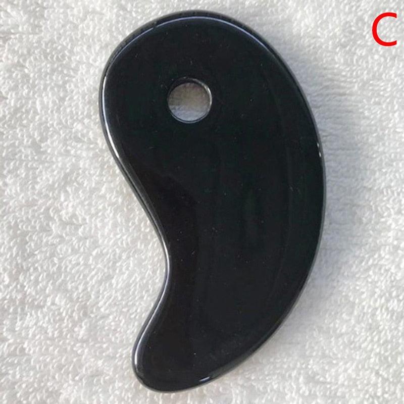 1Pcs Beeswax Guasha Scraping Massage Scraper Face Massager Acupuncture Gua Sha Board Acupoint Face Eye Care SPA Massage Tool - ItemBear.com