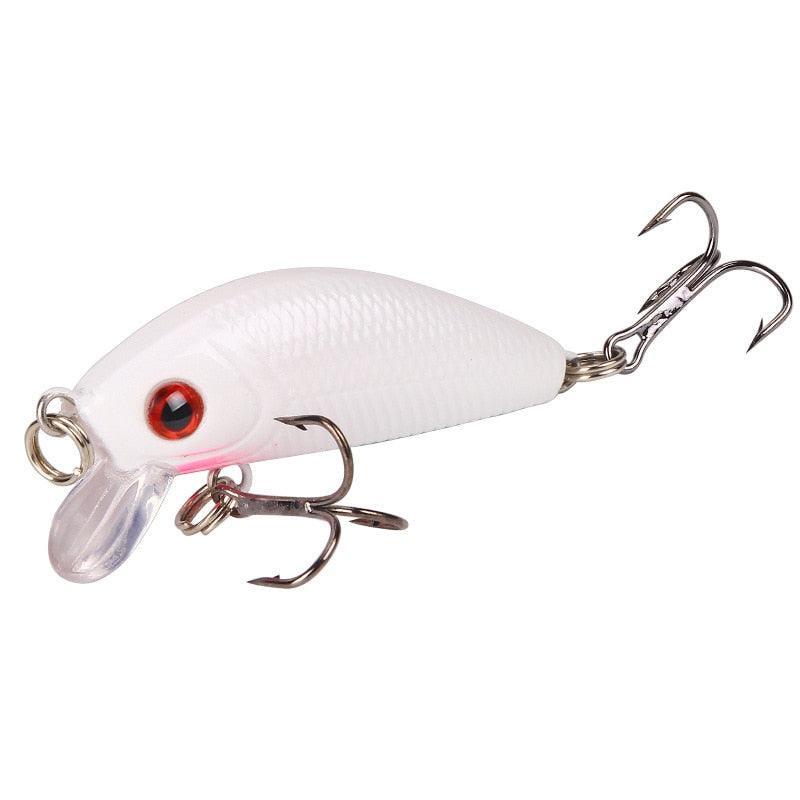 1PCS Minnow Fishing Lure 50mm4.2g Topwater Hard Bait Wobbler Jig Bait Crankbait Carp Striped bass Pesca Fishing tackle SwimBait - ItemBear.com