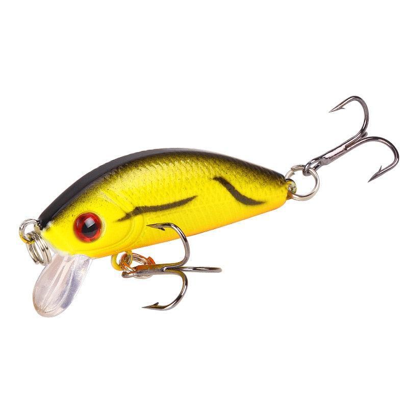 1PCS Minnow Fishing Lure 50mm4.2g Topwater Hard Bait Wobbler Jig Bait Crankbait Carp Striped bass Pesca Fishing tackle SwimBait - ItemBear.com