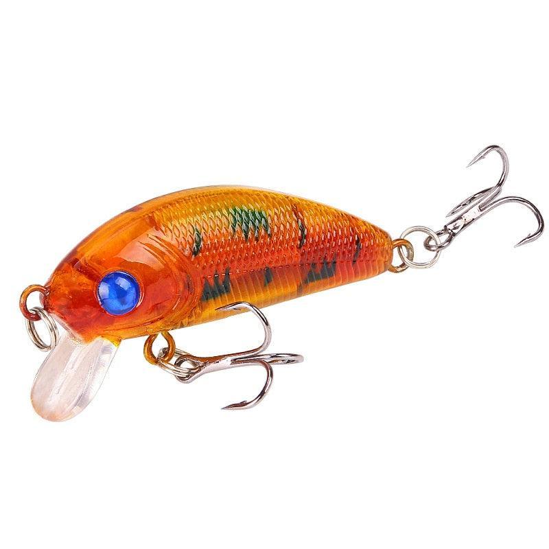 1PCS Minnow Fishing Lure 50mm4.2g Topwater Hard Bait Wobbler Jig Bait Crankbait Carp Striped bass Pesca Fishing tackle SwimBait - ItemBear.com
