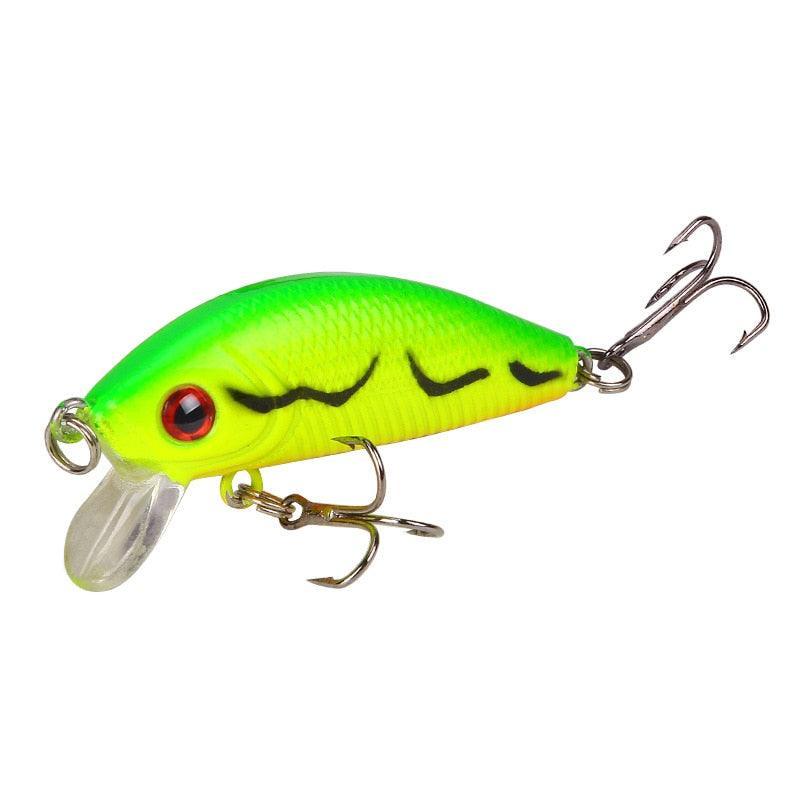 1PCS Minnow Fishing Lure 50mm4.2g Topwater Hard Bait Wobbler Jig Bait Crankbait Carp Striped bass Pesca Fishing tackle SwimBait - ItemBear.com