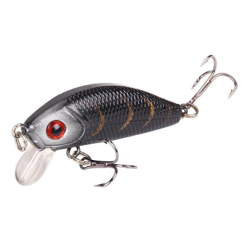 1PCS Minnow Fishing Lure 50mm4.2g Topwater Hard Bait Wobbler Jig Bait Crankbait Carp Striped bass Pesca Fishing tackle SwimBait - ItemBear.com