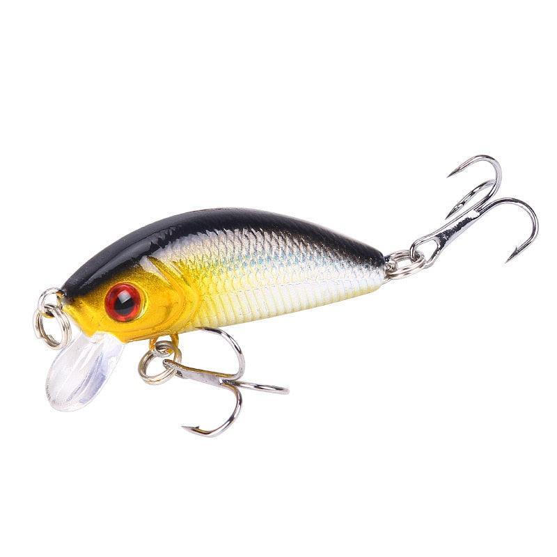 1PCS Minnow Fishing Lure 50mm4.2g Topwater Hard Bait Wobbler Jig Bait Crankbait Carp Striped bass Pesca Fishing tackle SwimBait - ItemBear.com