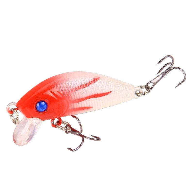 1PCS Minnow Fishing Lure 50mm4.2g Topwater Hard Bait Wobbler Jig Bait Crankbait Carp Striped bass Pesca Fishing tackle SwimBait - ItemBear.com
