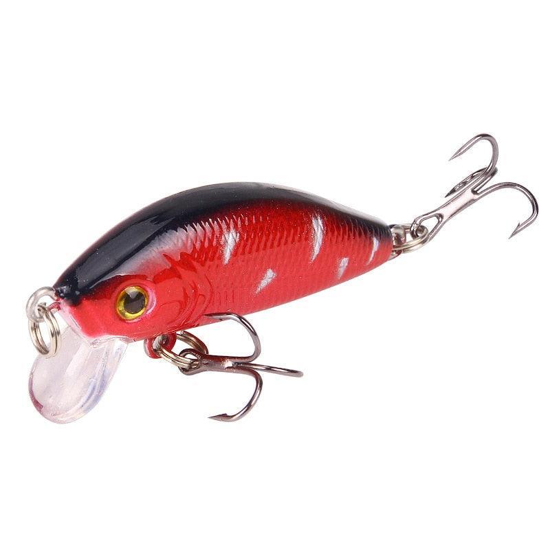 1PCS Minnow Fishing Lure 50mm4.2g Topwater Hard Bait Wobbler Jig Bait Crankbait Carp Striped bass Pesca Fishing tackle SwimBait - ItemBear.com
