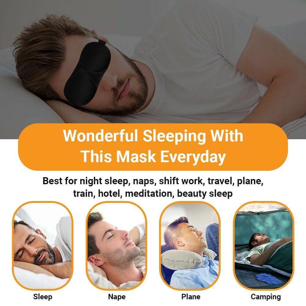 2 Pack Travel 3D Eye Mask - ItemBear.com