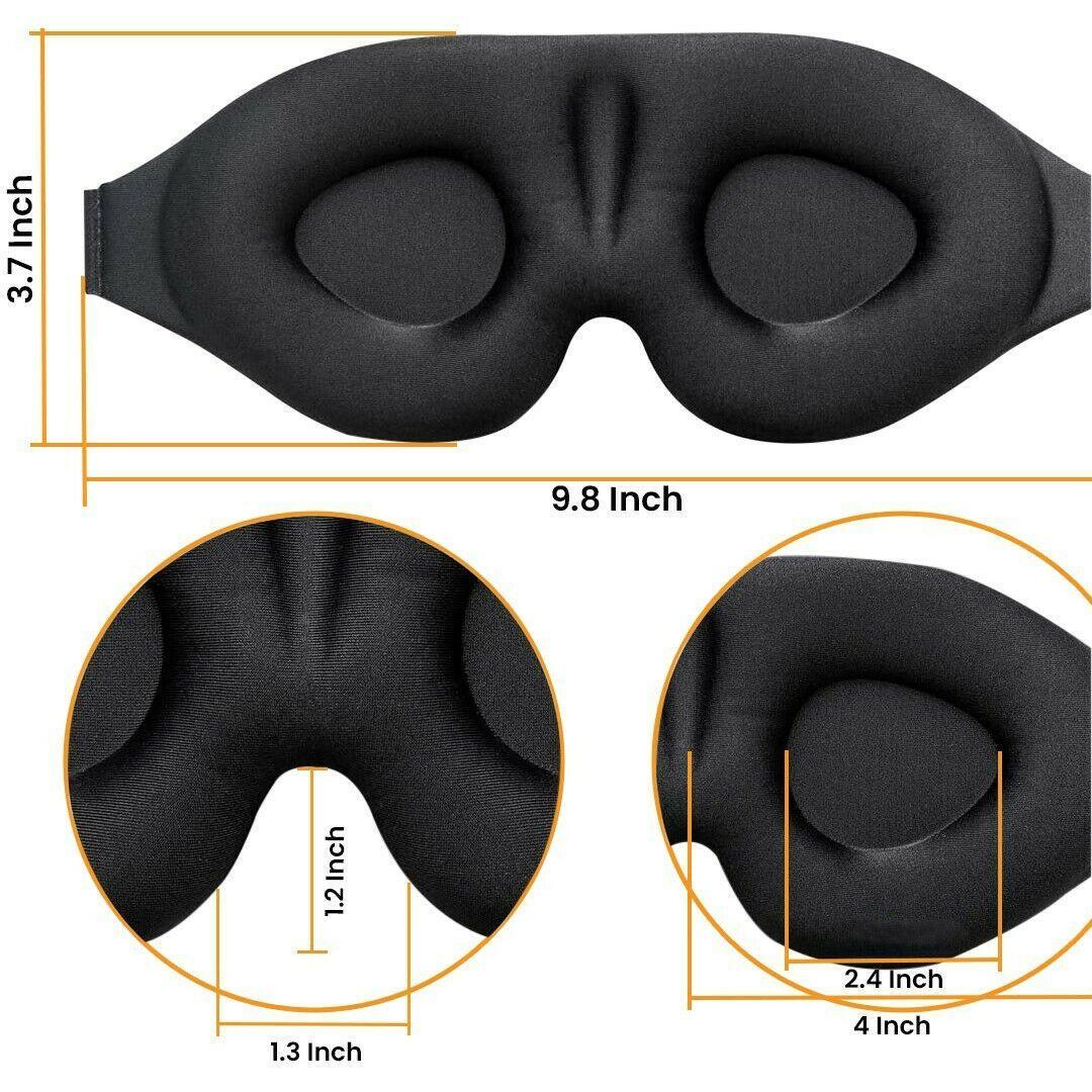 2 Pack Travel 3D Eye Mask - ItemBear.com