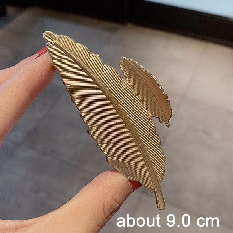 2021 New Women Elegant Gold Silver Hollow Geometric Metal Hair Claw Vintage Hair Clips Headband Hairpin Fashion Hair Accessories - ItemBear.com