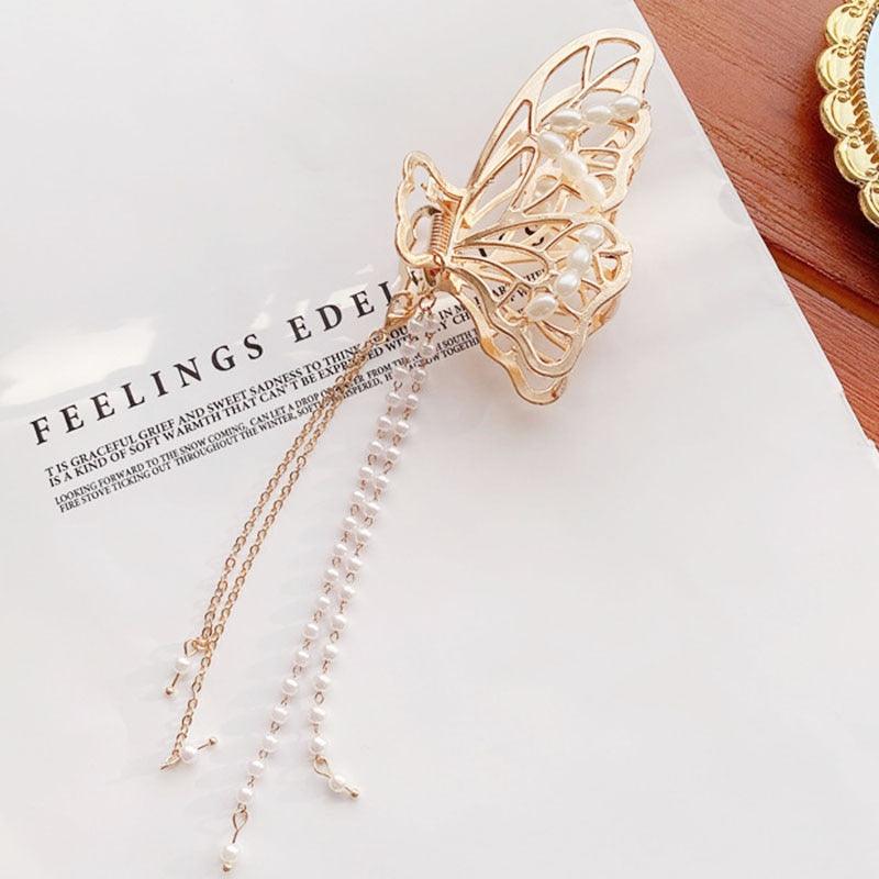 2021 New Women Elegant Gold Silver Hollow Geometric Metal Hair Claw Vintage Hair Clips Headband Hairpin Fashion Hair Accessories - ItemBear.com