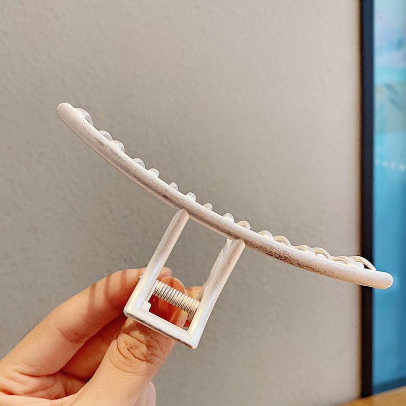 2021 New Women Elegant Gold Silver Hollow Geometric Metal Hair Claw Vintage Hair Clips Headband Hairpin Fashion Hair Accessories - ItemBear.com