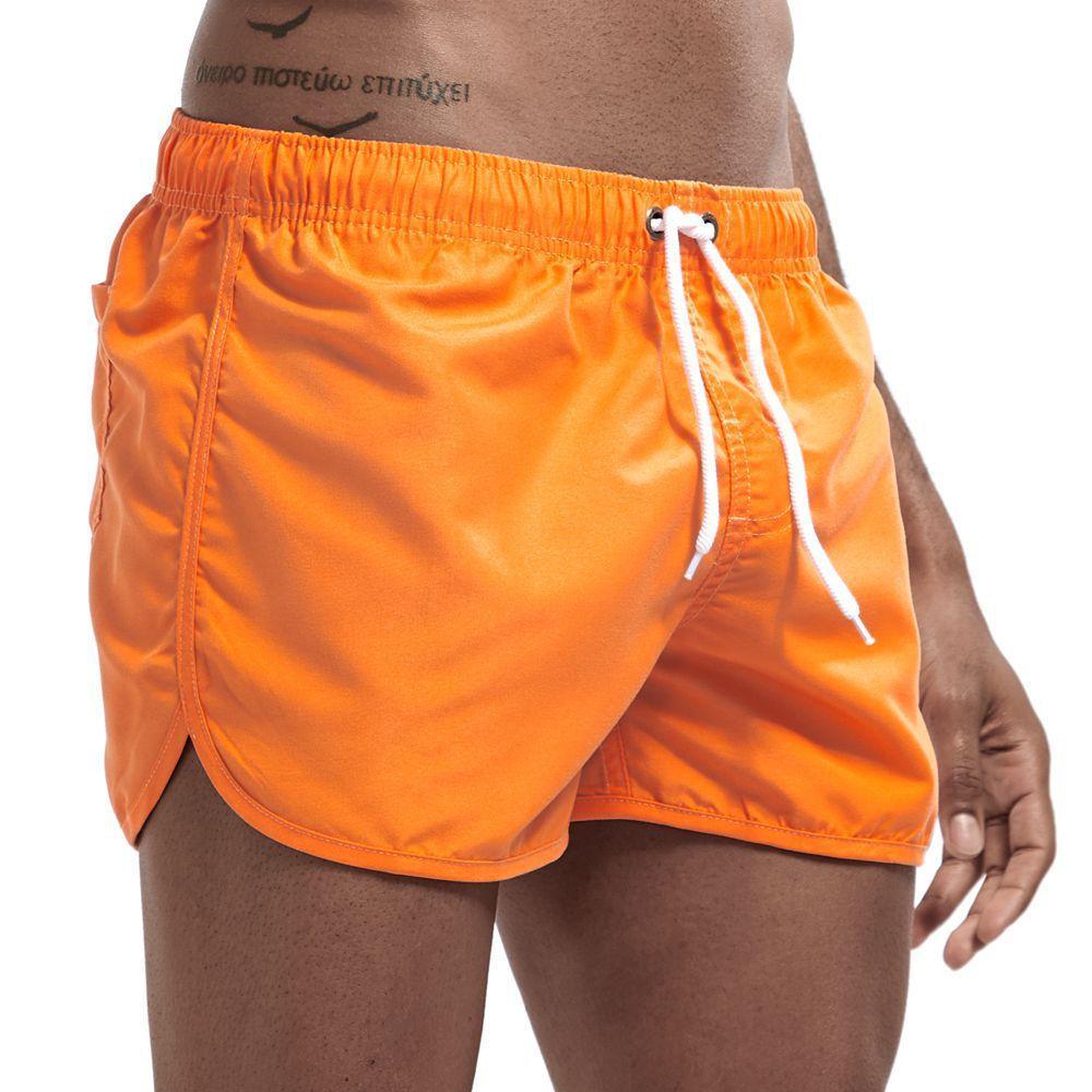 2021 Summer Men's Swimwear Shorts Brand Beachwear Sexy Swim Trunks Men Swimsuit Low Waist Breathable Beach Wear Surf - ItemBear.com