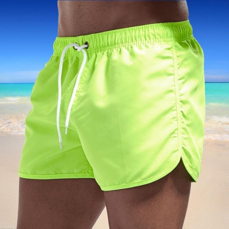 2021 Summer Men's Swimwear Shorts Brand Beachwear Sexy Swim Trunks Men Swimsuit Low Waist Breathable Beach Wear Surf - ItemBear.com