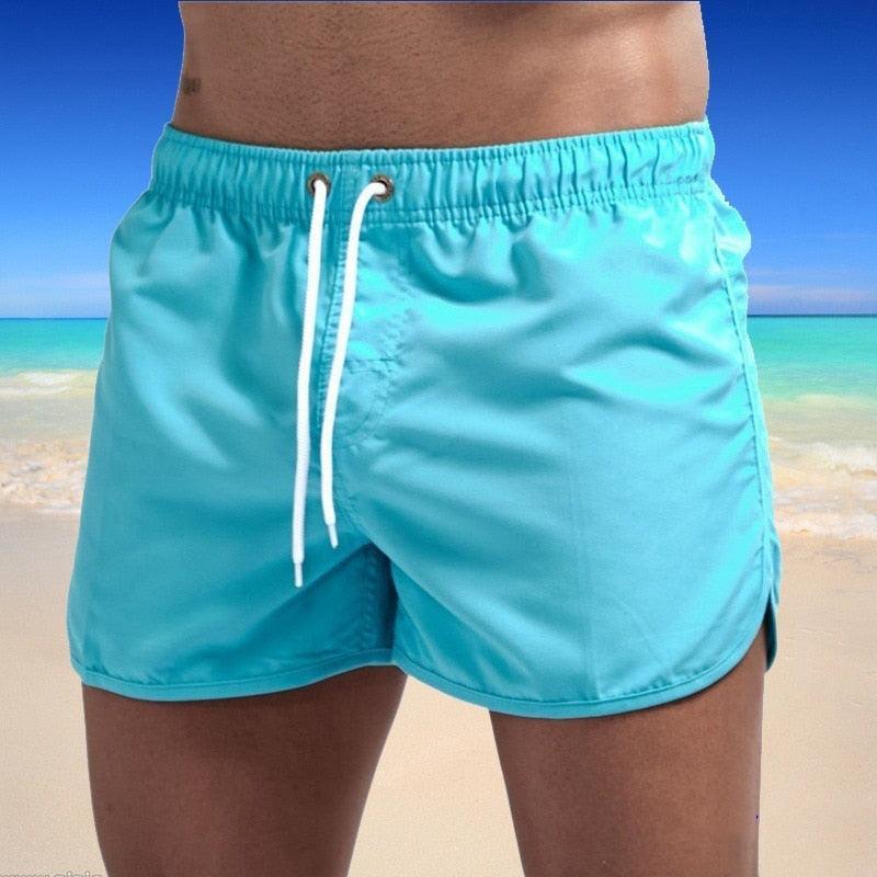 2021 Summer Men's Swimwear Shorts Brand Beachwear Sexy Swim Trunks Men Swimsuit Low Waist Breathable Beach Wear Surf - ItemBear.com