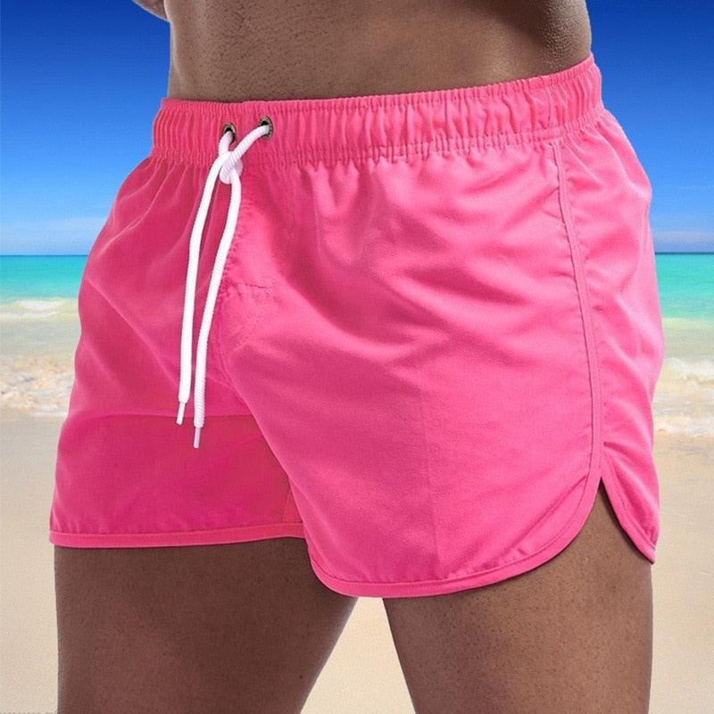 2021 Summer Men's Swimwear Shorts Brand Beachwear Sexy Swim Trunks Men Swimsuit Low Waist Breathable Beach Wear Surf - ItemBear.com