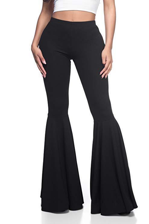 2021 summer new women's mermaid. Waist casual fashion pleated flared pants - ItemBear.com