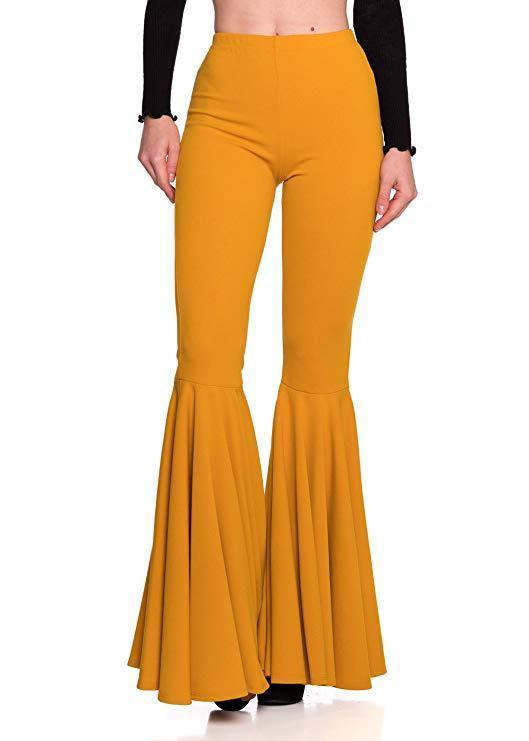 2021 summer new women's mermaid. Waist casual fashion pleated flared pants - ItemBear.com