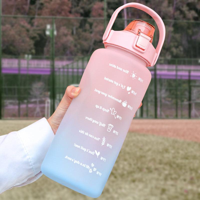 2L Large Capacity Water Bottle Straw Cup - ItemBear.com