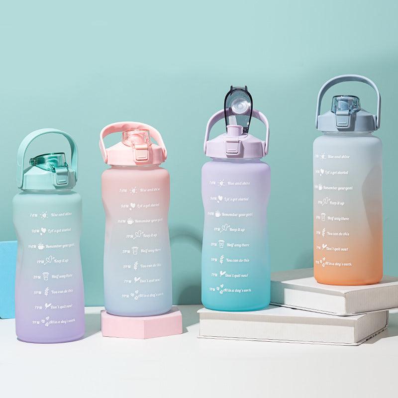 2L Large Capacity Water Bottle Straw Cup - ItemBear.com