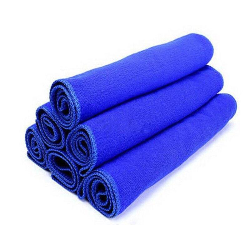 2Pcs Blue Soft Absorbent Wash Cloth Car Care - ItemBear.com