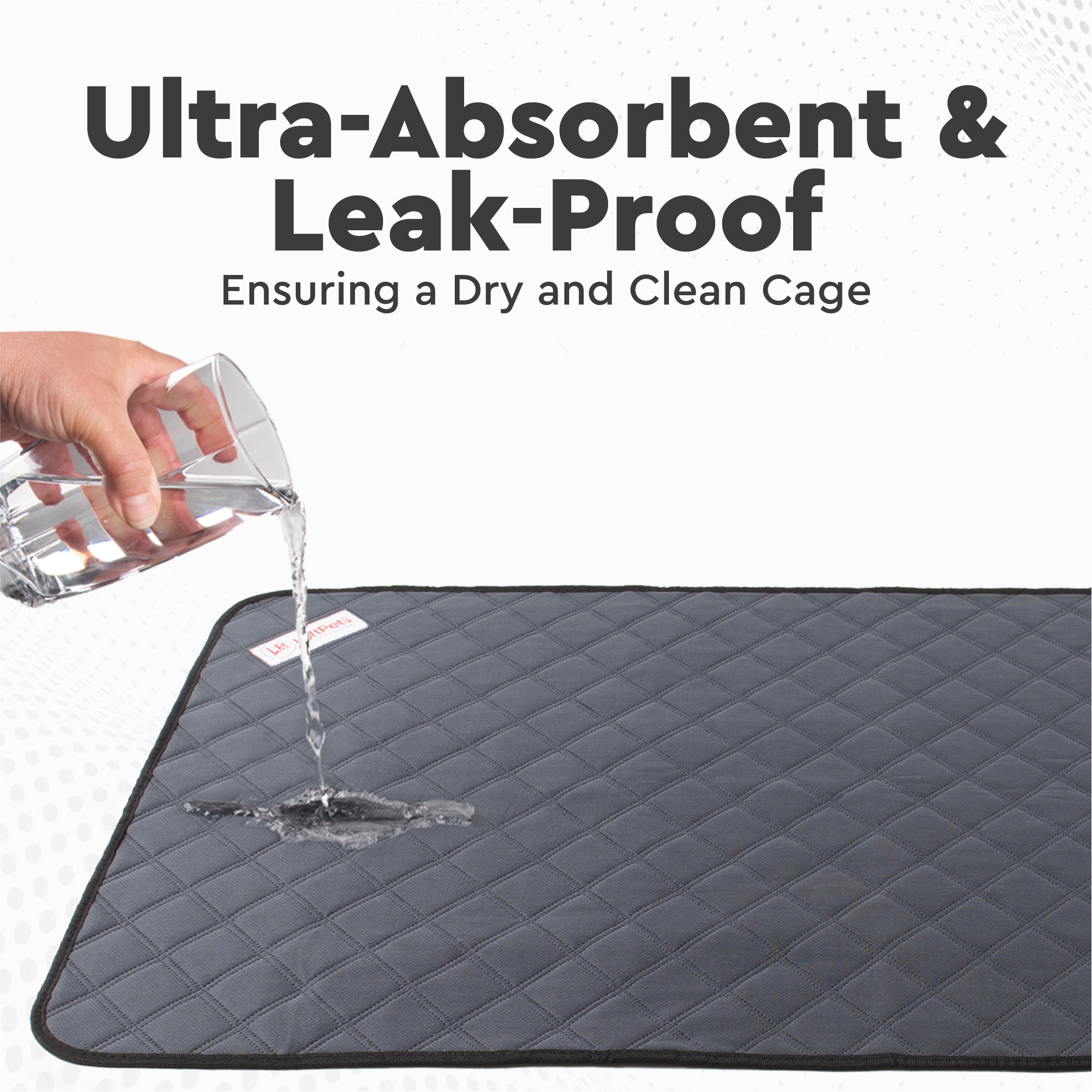 LuftPets Original Rabbit & Guinea Pig Cage Liners for MidWest Cages