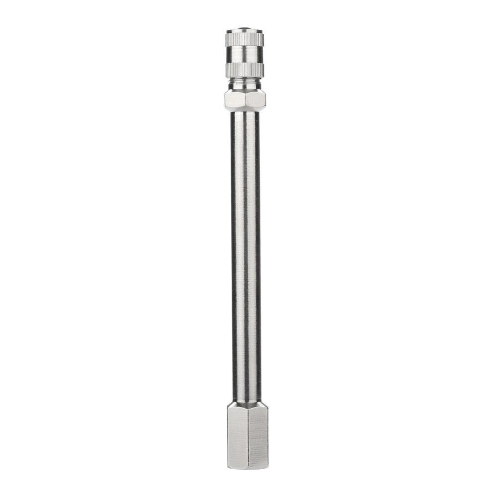 4x Chrome Tyre Wheel Valve Extension Extender Caps - ItemBear.com