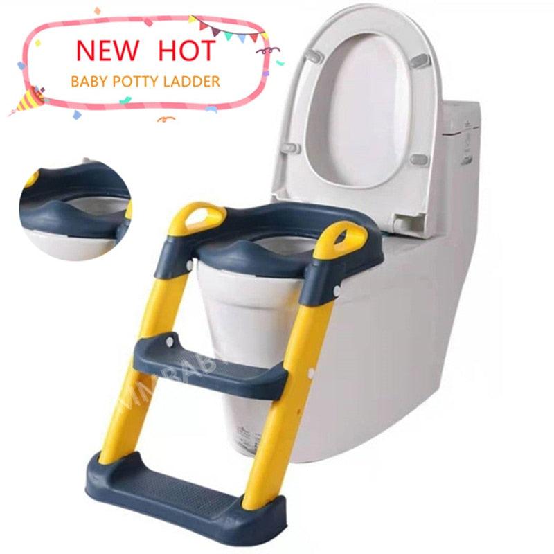 5 Colors Baby Pot Potty Training Seat Child Toilet WC Urinal For Boys Kids Adjustable Step Ladder Folding Safety Chair - ItemBear.com