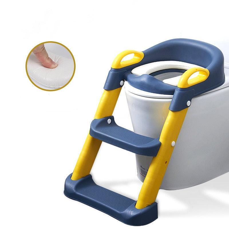 5 Colors Baby Pot Potty Training Seat Child Toilet WC Urinal For Boys Kids Adjustable Step Ladder Folding Safety Chair - ItemBear.com