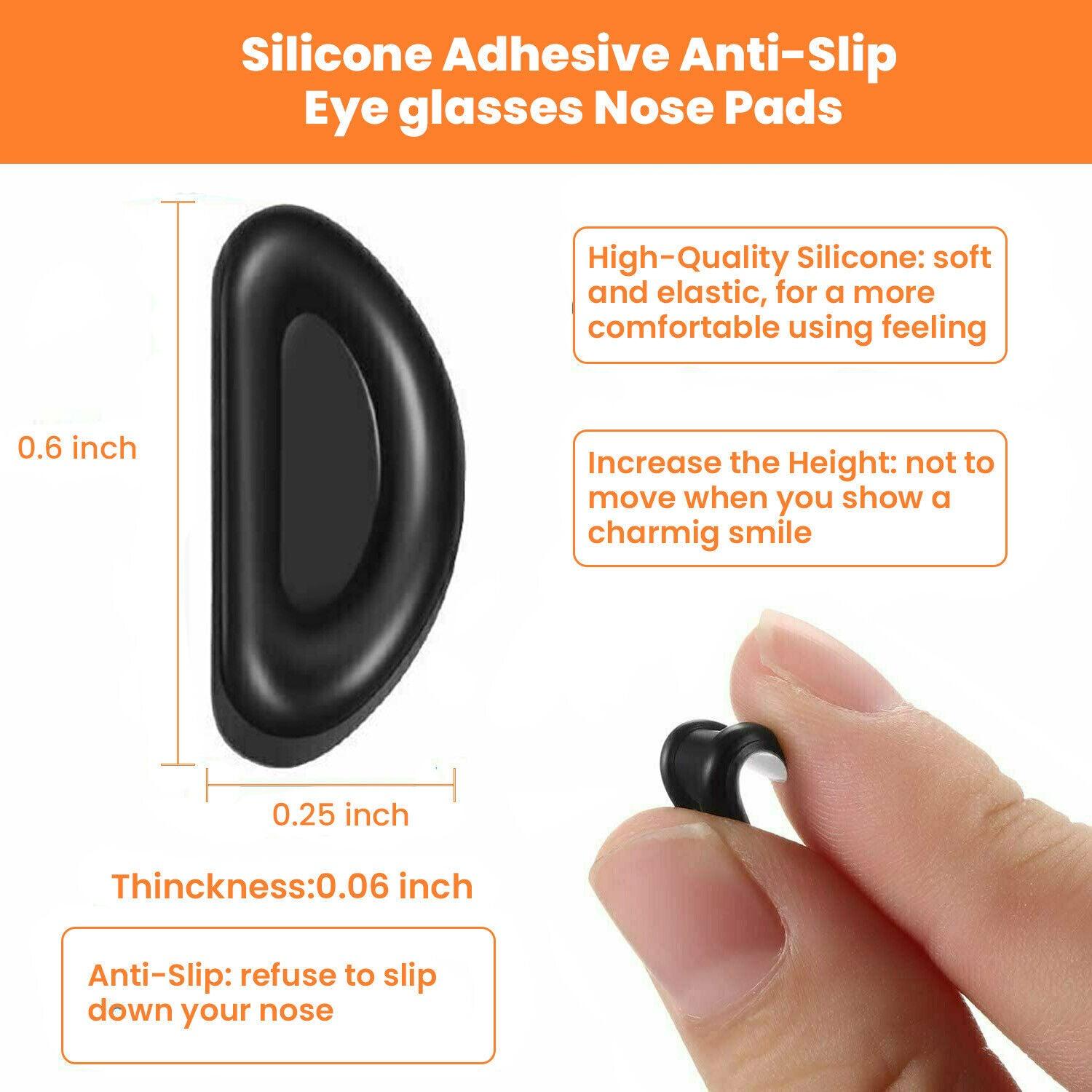 5 Pairs Anti - Slip Nose Pads For Eyeglasses - ItemBear.com
