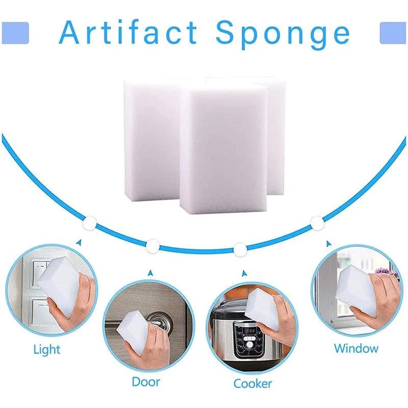 5/10/20/50/100pcs Melamine Sponge Magic Sponge Household Sponge Eraser Cleaning Tools for Office Kitchen Bath Cleaning Sponges - ItemBear.com