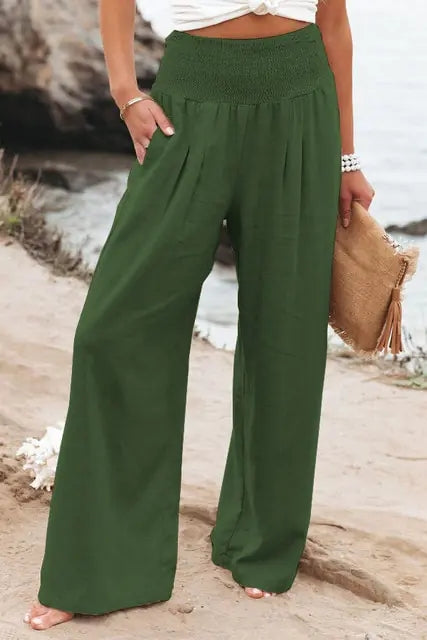 Cotton Linen Pockets Long Trousers - Premium from ItemBear.com - Just $19.60! Shop now at ItemBear.com