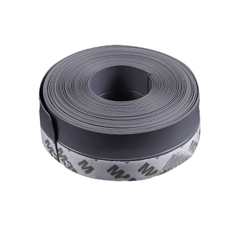 5M Door Bottom Seal Strip Weather Window Rubber Seal Weatherstrip Windproof Dust Self Adhesive Door Windshield Sealing Tape - ItemBear.com