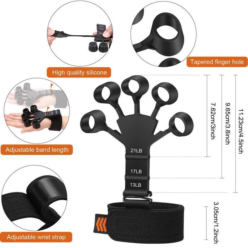 6 Resistant Levels Finger Gripper - ItemBear.com