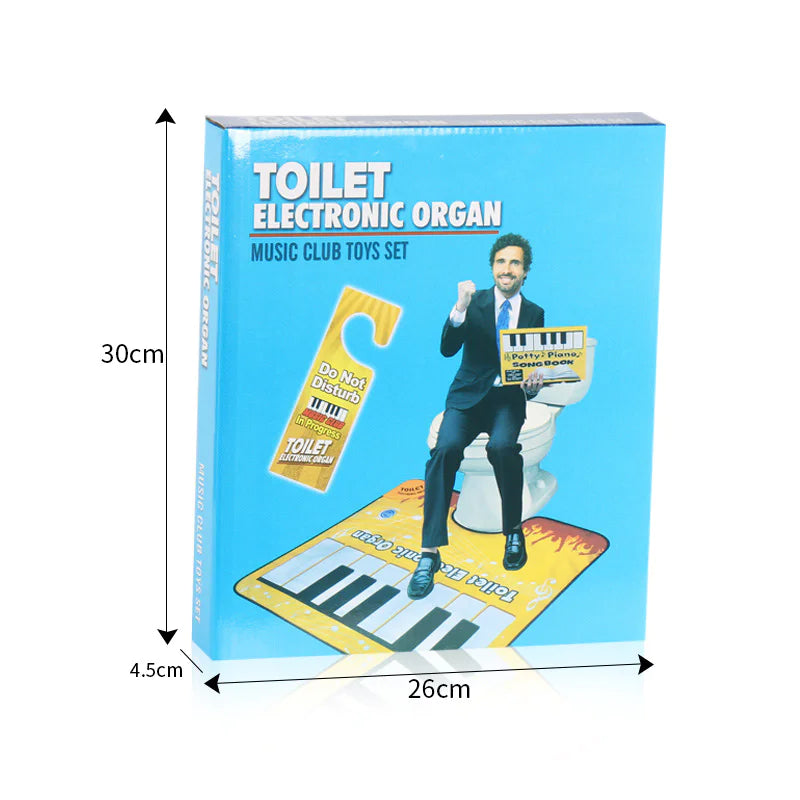 Toilet Electric Organ Touch Play Keyboard Music Carpet Mat