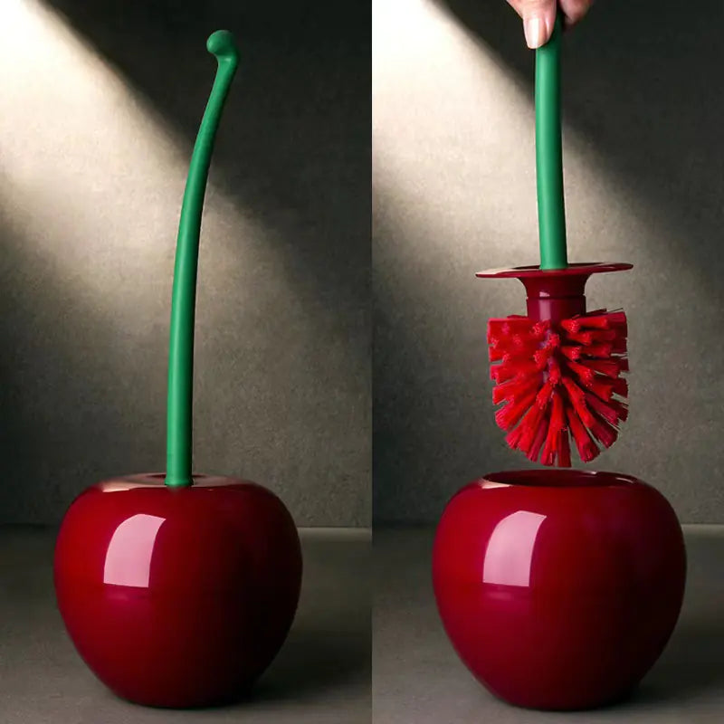 Cherry Elegance Toilet Brush Set