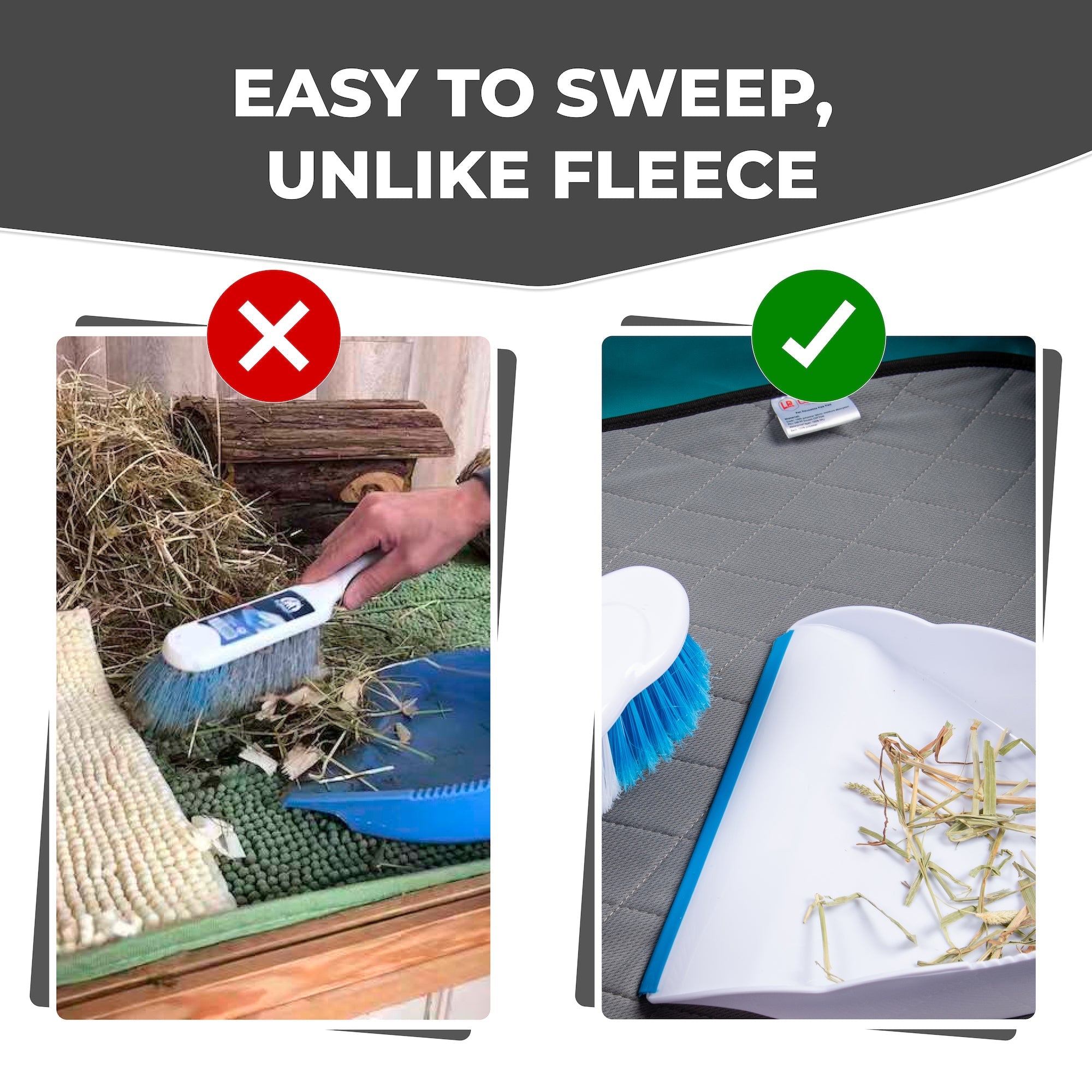 LuftPets Original Rabbit & Guinea Pig Cage Liners for MidWest Cages