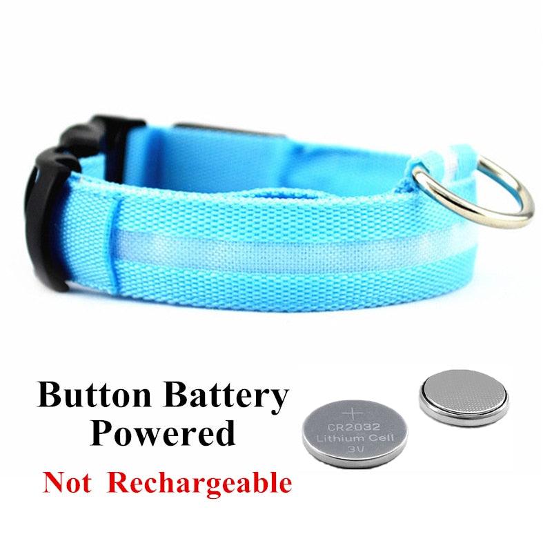 Adjustable LED Glowing Pet Collar - Premium from ItemBear.com - Just $18! Shop now at ItemBear.com