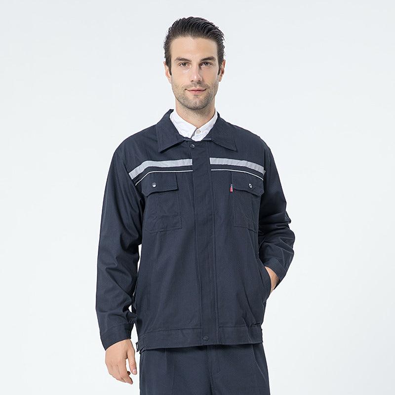 Autumn and winter long - sleeved work clothes labor protection clothes tooling suits work clothes welding factory clothes auto repair factory site engineering electrician - ItemBear.com