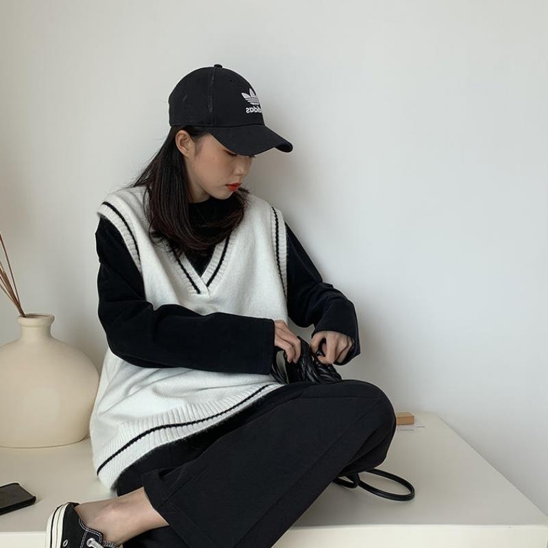 Autumn Striped Sweater Vest - ItemBear.com