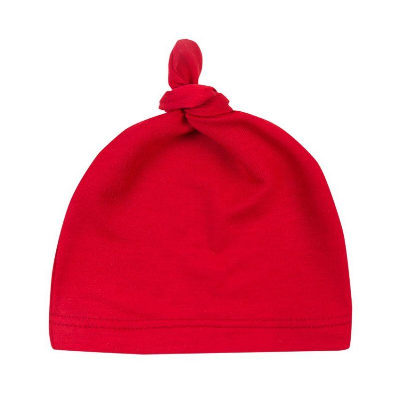 Baywell Newborn Baby Cotton knotted Beanies Solid Color Toddler Girls Sleep Caps 0 - 12M - ItemBear.com