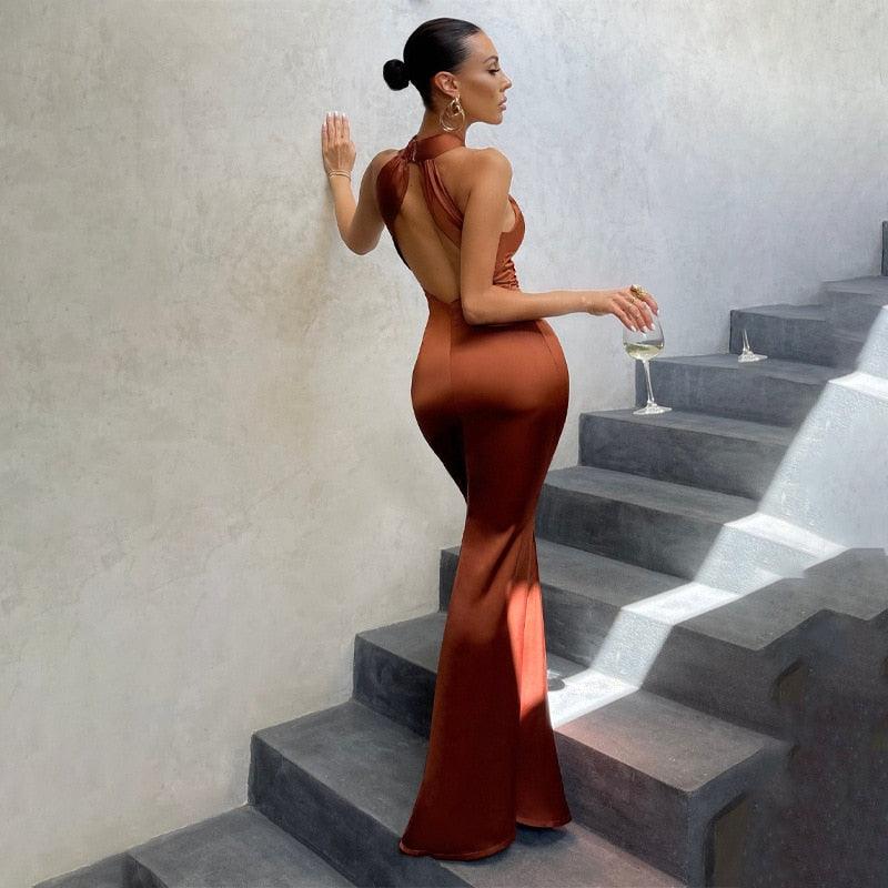 Bianca Backless Maxi Dress - ItemBear.com