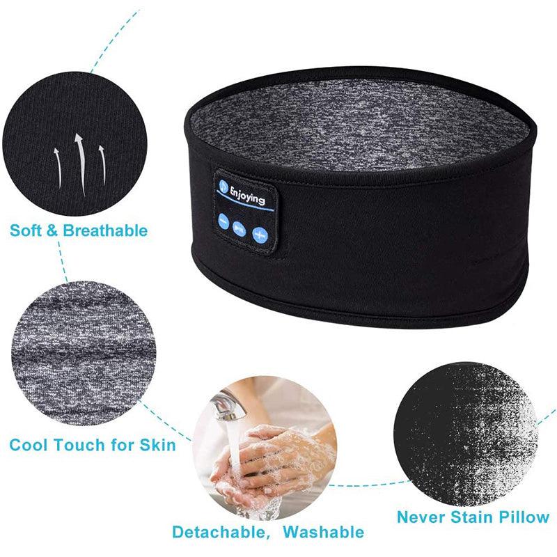 Bluetooth Headphones Soft Elastic Eye Mask - ItemBear.com