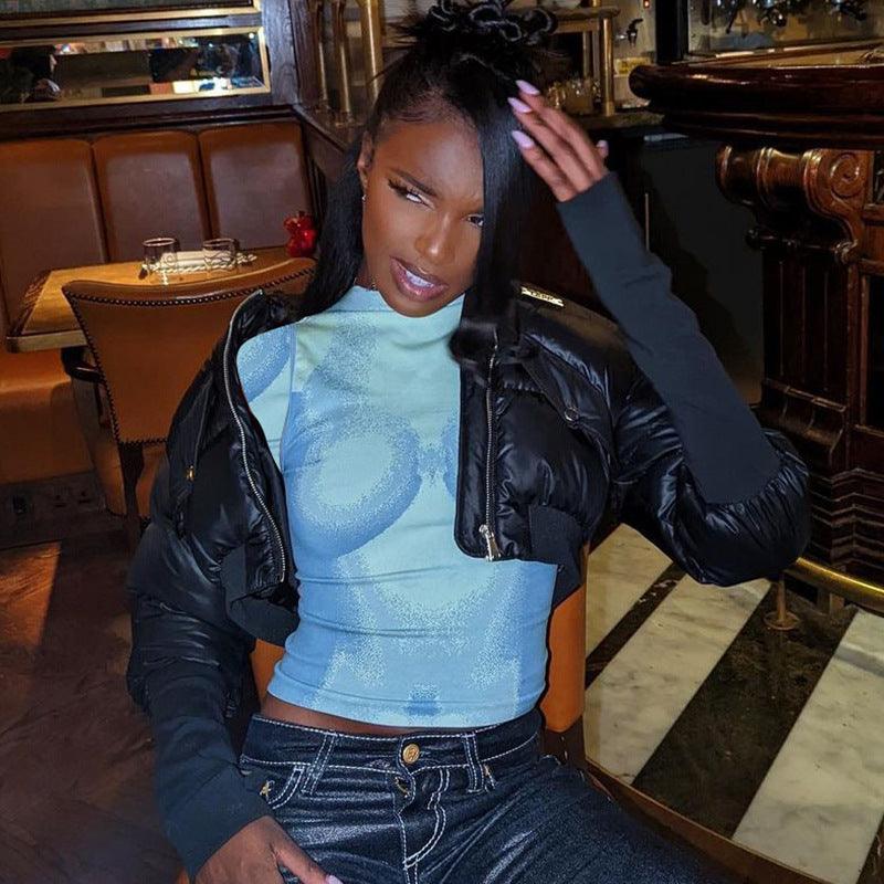 Body Slim Fit Cropped Top - ItemBear.com