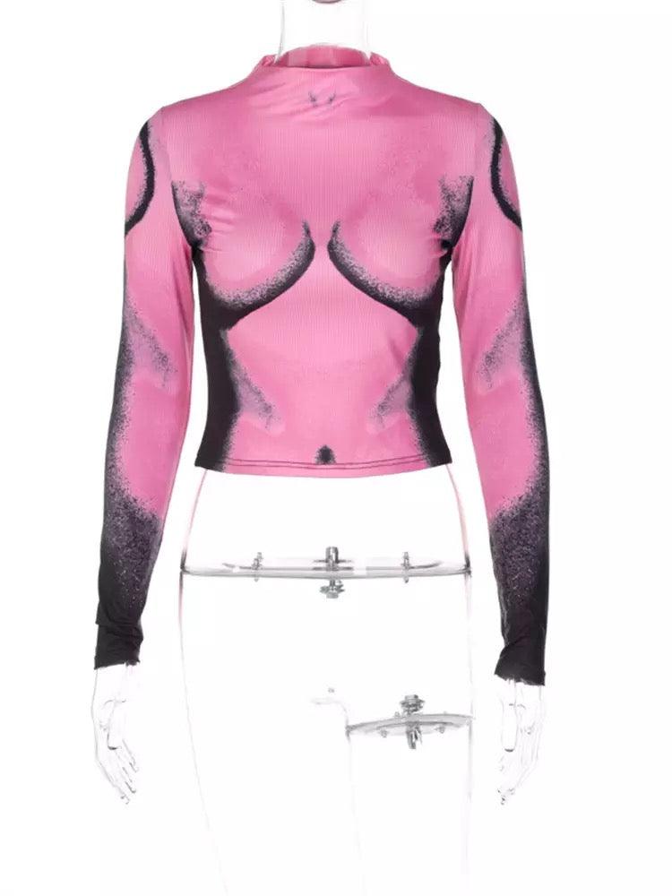 Body Slim Fit Cropped Top - ItemBear.com